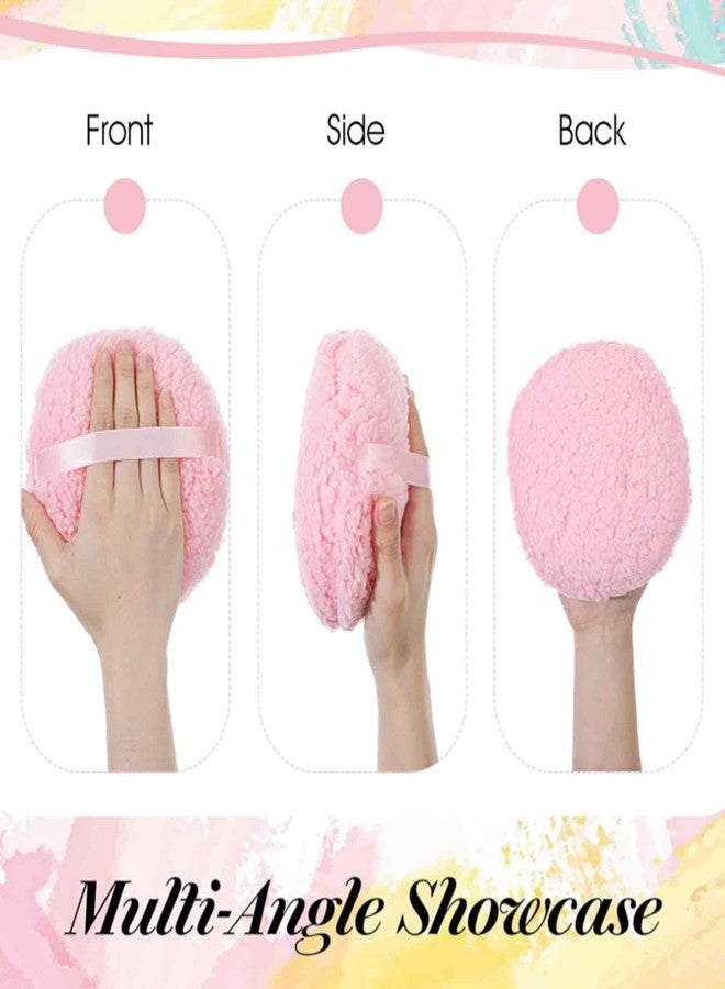 Aeenioy 2PCS Set Powder Puff for Women and Babies, Soft Makeup Sponge Puff for Daily Powder Application, Beauty Blender Sponge for Quick Touch-Ups - Image 3
