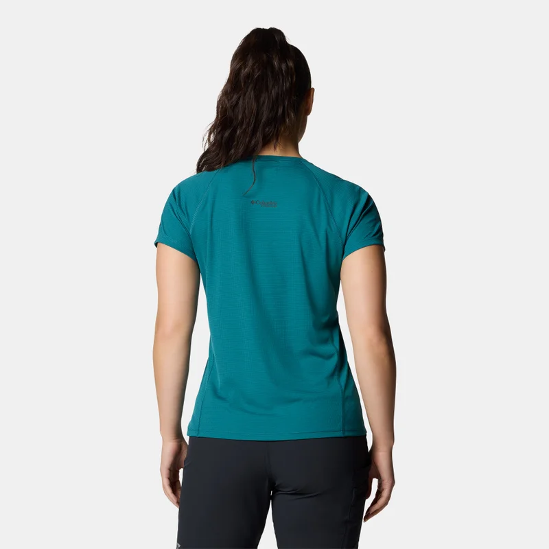 Columbia Green Women's Cirque River Pro Hiking T-Shirt for Women | Best Price UAE