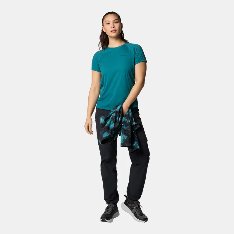 Columbia Green Women's Cirque River Pro Hiking T-Shirt for Women | Best Price UAE