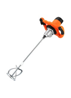 LAWAZIM Electric Paint Mixer - 1400Watts - Splatter Proof Handheld Stirrer with Paddle, Adjustable Speed, M14 Quick-Change Connection - for Mortar, Fodder, Grout, Plaster, Concrete, Cement, and Paint  - Image 1