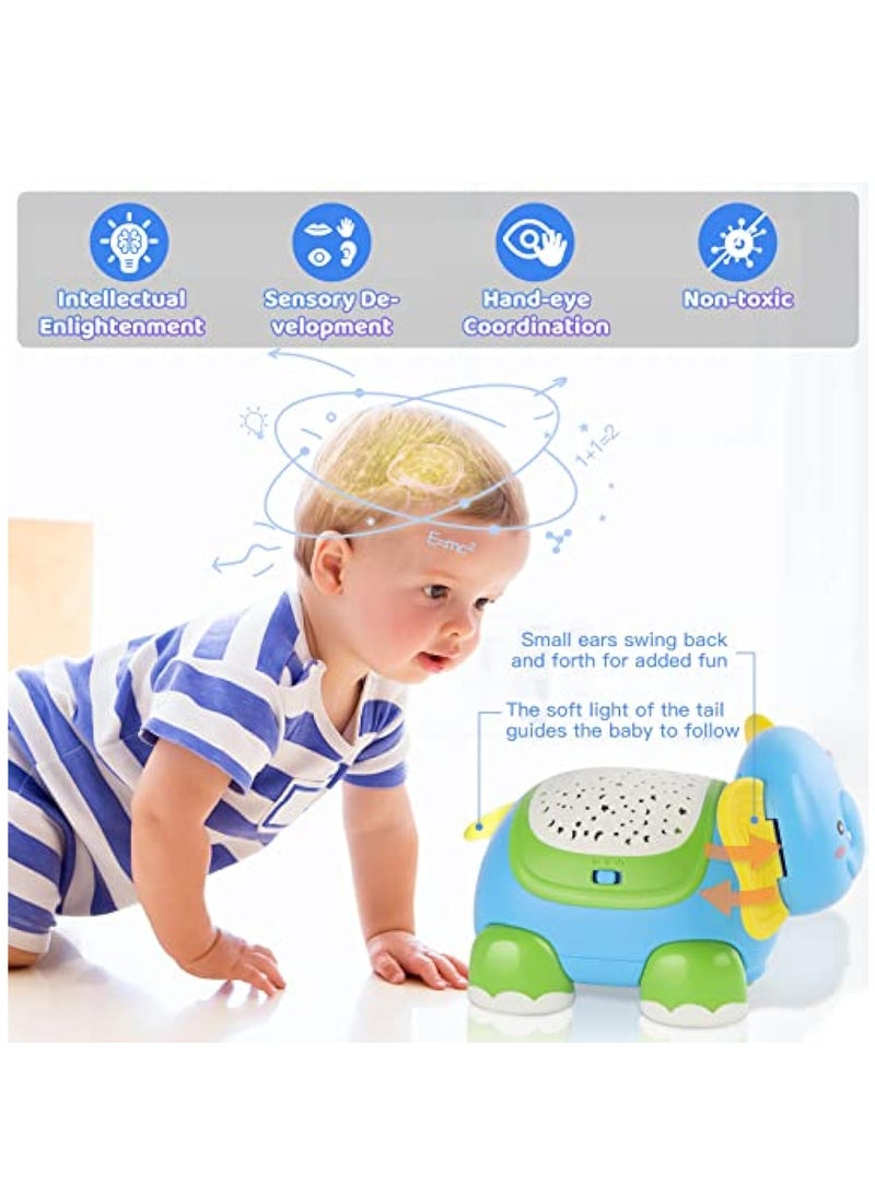 YelaJoy Baby Toys, Elephant Crawling Musical Baby Toys, Early Learning Educational Toy Starlight & Music, Birthday Gift for Toddler Boy Girl,0 3 6 12 18month  - Image 5