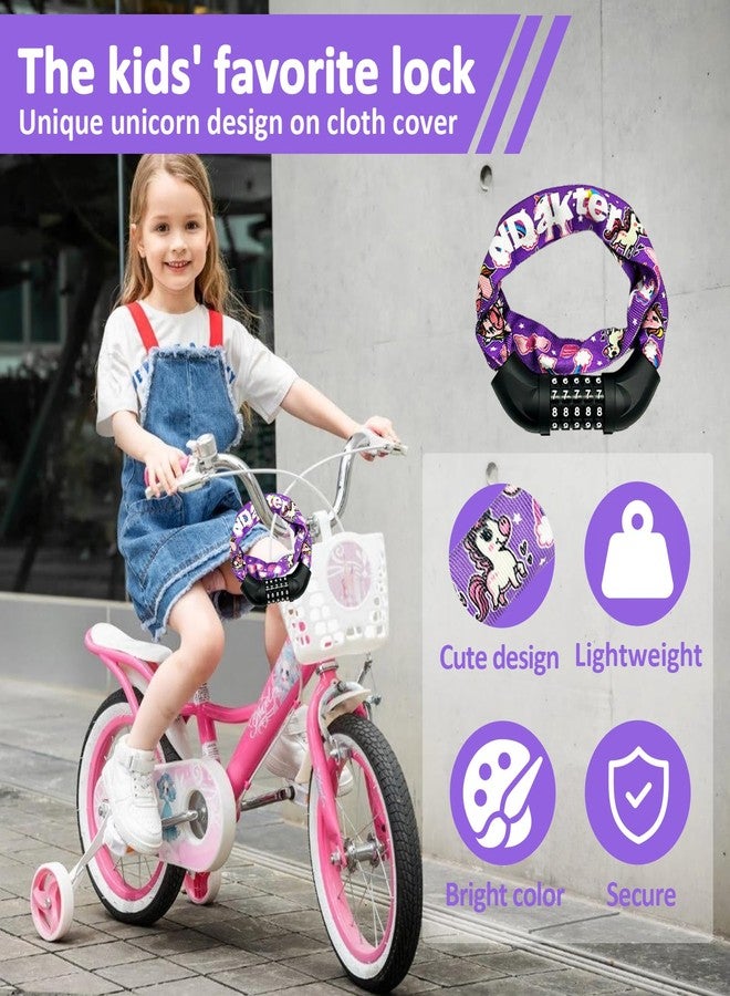NDakter Bike Lock, 5 Digit Combination Heavy Duty Anti Theft Bicycle Chain Lock,2.62/3.2/4.27/5/6Ft Long Security Resettable Bike Locks for Bike, Bicycle, Scooter, Door, Gate, Fence-4/6mm Thick - Image 2