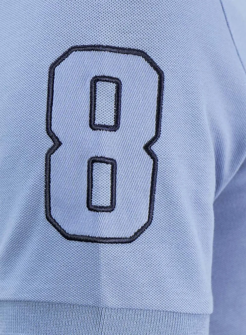 GIORDANO  Men's Slim Fit Cotton Short Sleeve Napoleon Polo for Men | Best Price UAE