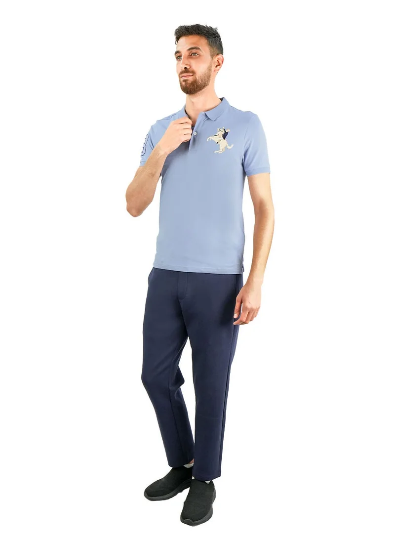 GIORDANO  Men's Slim Fit Cotton Short Sleeve Napoleon Polo for Men | Best Price UAE
