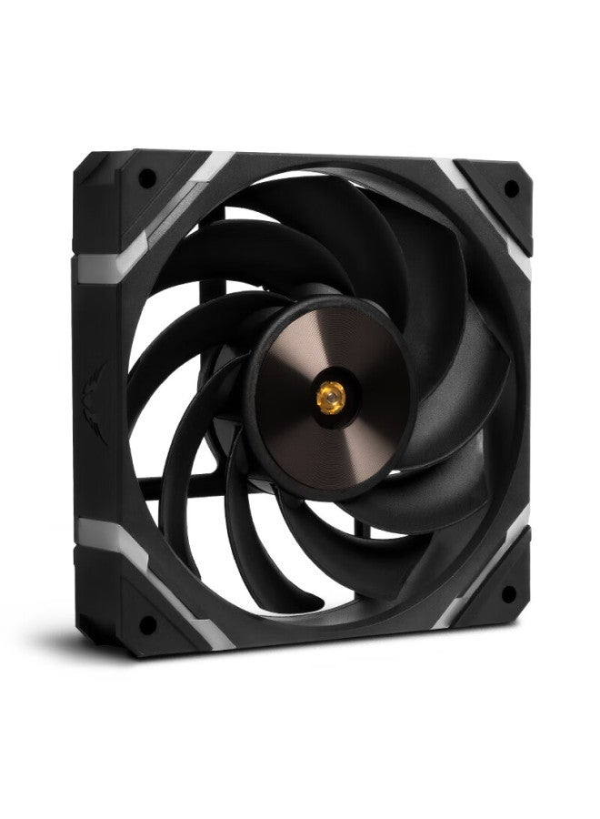 Valkyrie X12r Vk Fdb Bearing, Secondary Dynamic Balance Fan Blades, Easy Wiring Design, 12cm Case Fan, 4pin Pwm, Argb Lighting Effects - Image 3