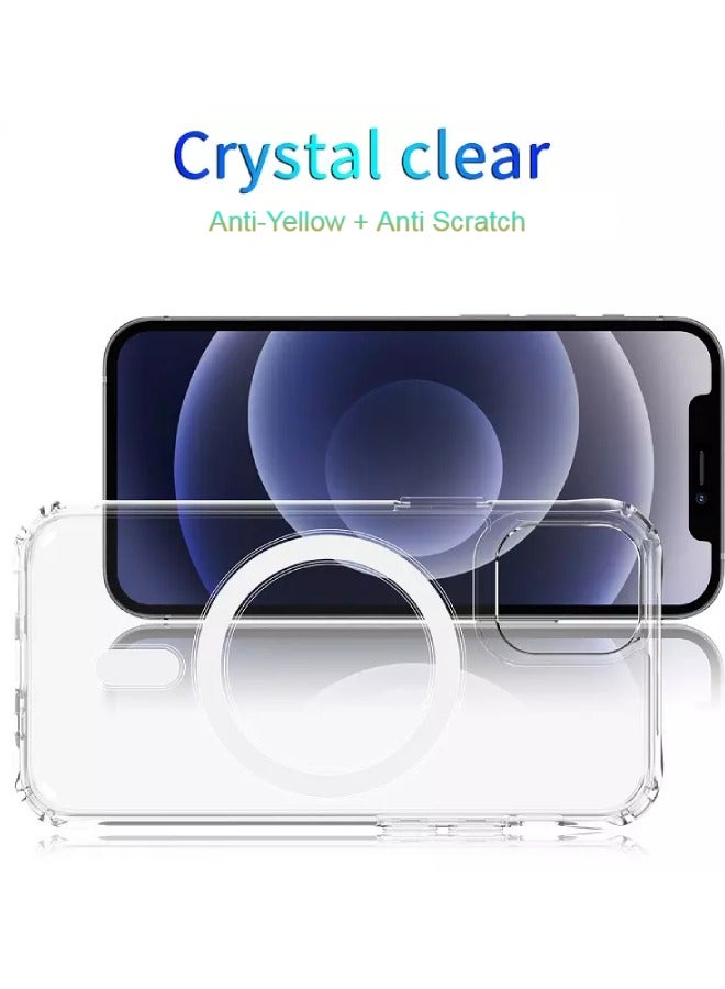 فوني حافظة Phoni الشفافة لهاتف Apple iPhone 14 مغناطيسي [غير أصفر] [حماية من السقوط] غطاء نحيف مقاوم للصدمات - Image 5