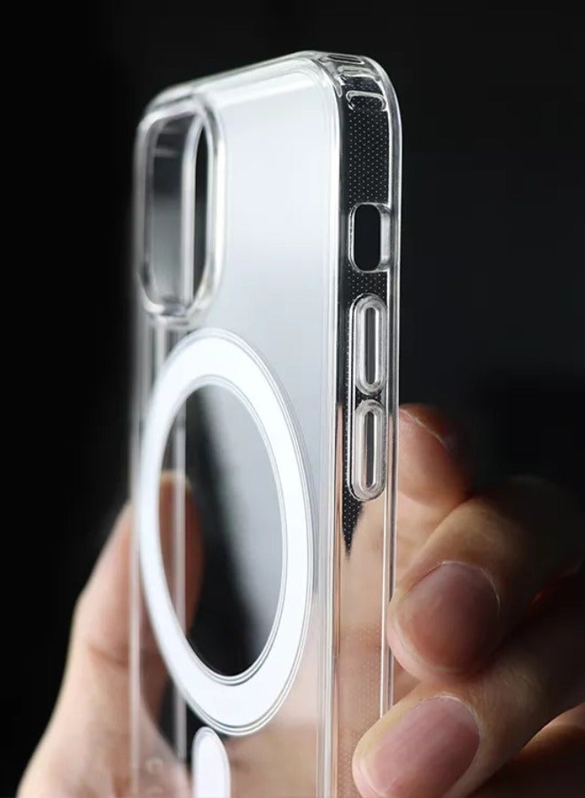 فوني حافظة Phoni الشفافة لهاتف Apple iPhone 14 مغناطيسي [غير أصفر] [حماية من السقوط] غطاء نحيف مقاوم للصدمات - Image 4