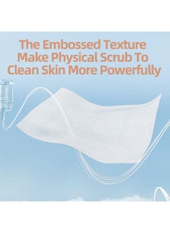SEEDNUR Seednur Ultra Soft Face Towels, Clean Skin More Powerfully, Longer Thicker & More Absorbent, Suitable For All Skin Type (80 Sheets/ Bag)  - Image 3