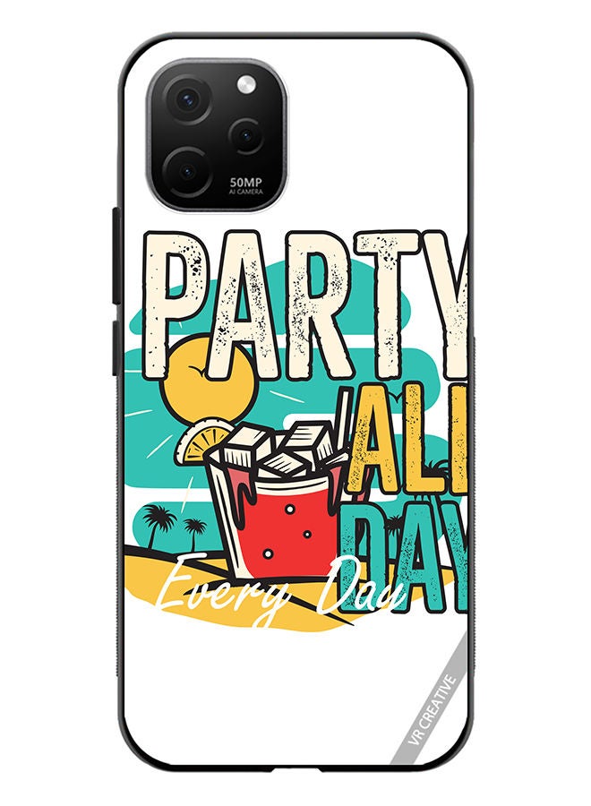 VR CREATIVE Protective Case Cover For Huawei Nova Y61 Part All Day Everyday Design Multicolour - Image 1