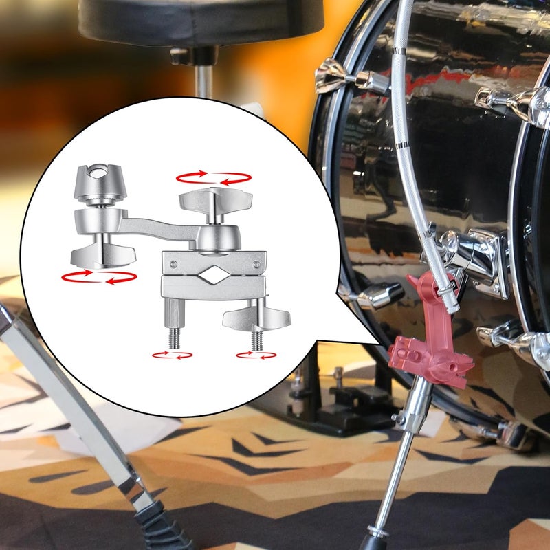 EASTROCK Snare Drum Cymbal Clamp - Cymbal Expansion Clip for Splash, Crash, and Effects Cymbals - Image 4