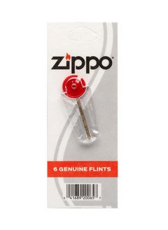 Zippo Genuine Flints|Flints for Zippo Windproof Lighters| Lighter Flint Replacement | Zippo Flint for Lighter | Flint Lighter Striker | Flint Fire Starter | Zippo Lighter Accessories | Pack of 6