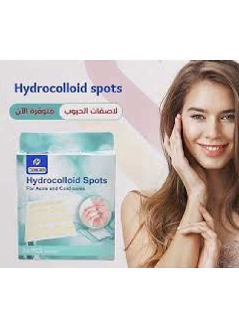 Cure aid Hydrocolloid Spots - For Acne And Cold Sores Treatment 48 Pcs  - Image 4