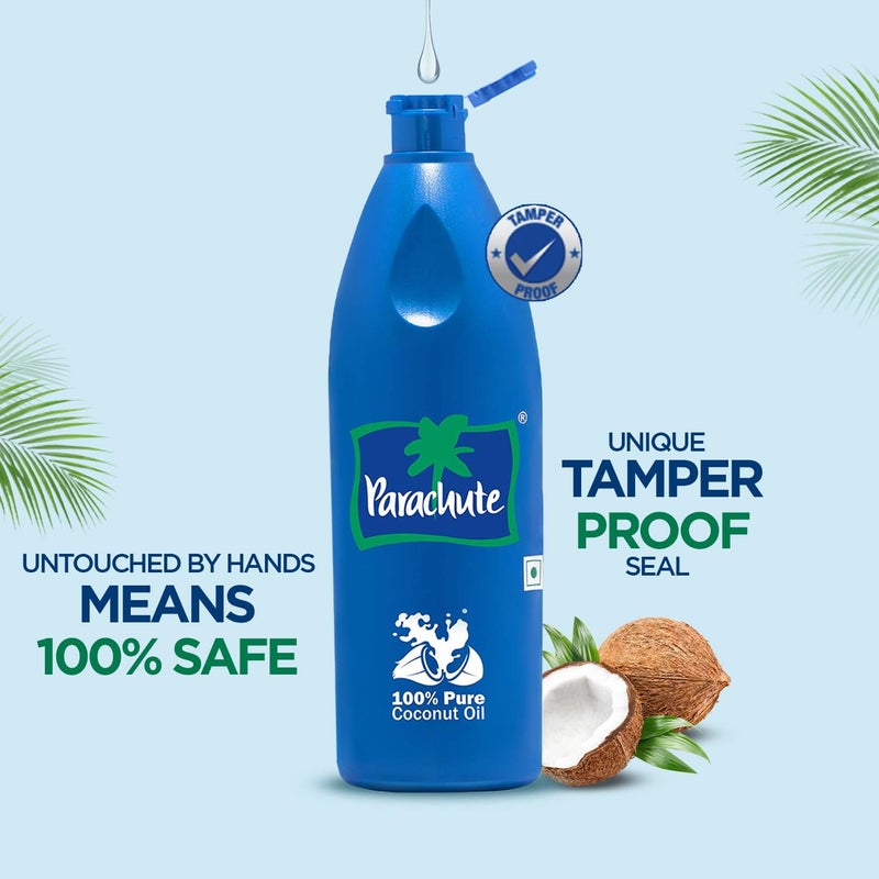 Parachute زيت جوز الهند باراشوت | 100% نقي وطبيعي | زيت جوز الهند غير المكرر | بدون مواد كيميائية ومواد حافظة | رائحة طازجة تدوم طويلاً | لم يمسها أحد | 15 أونصة سائلة - Image 4