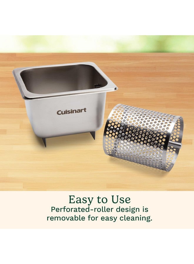 Cuisinart Stainless Steel Butter Wheel, Raised Bottom Butter Roller for Griddle for Golden Crust and Even Spread, Kitchen Grill Accessory for Burgers, Bread, BBQ, Cookouts, Tailgates - Image 2