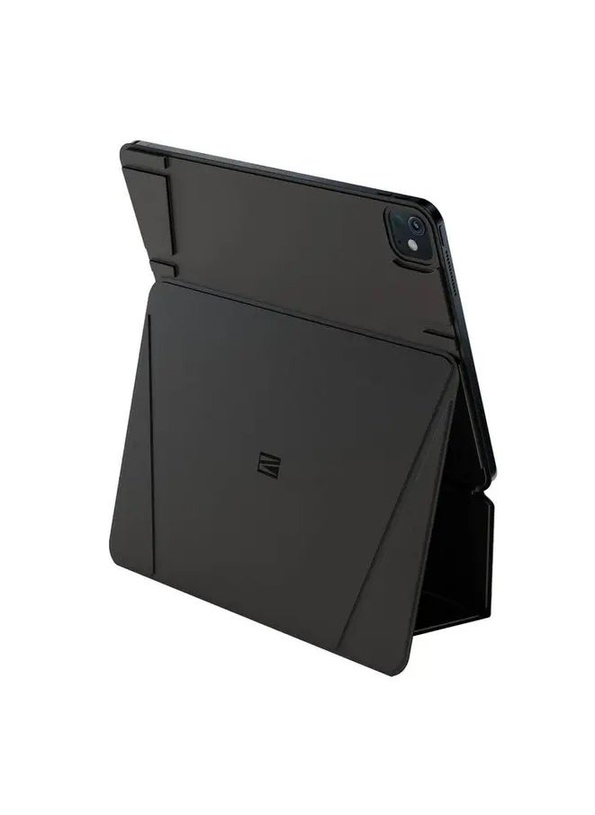 LEVELO - Luxora Folio Case for iPad Pro 11" 2024 / Strong Magnetic Hold / Multi-Fold Design / Adjustable Height - Black - Image 1
