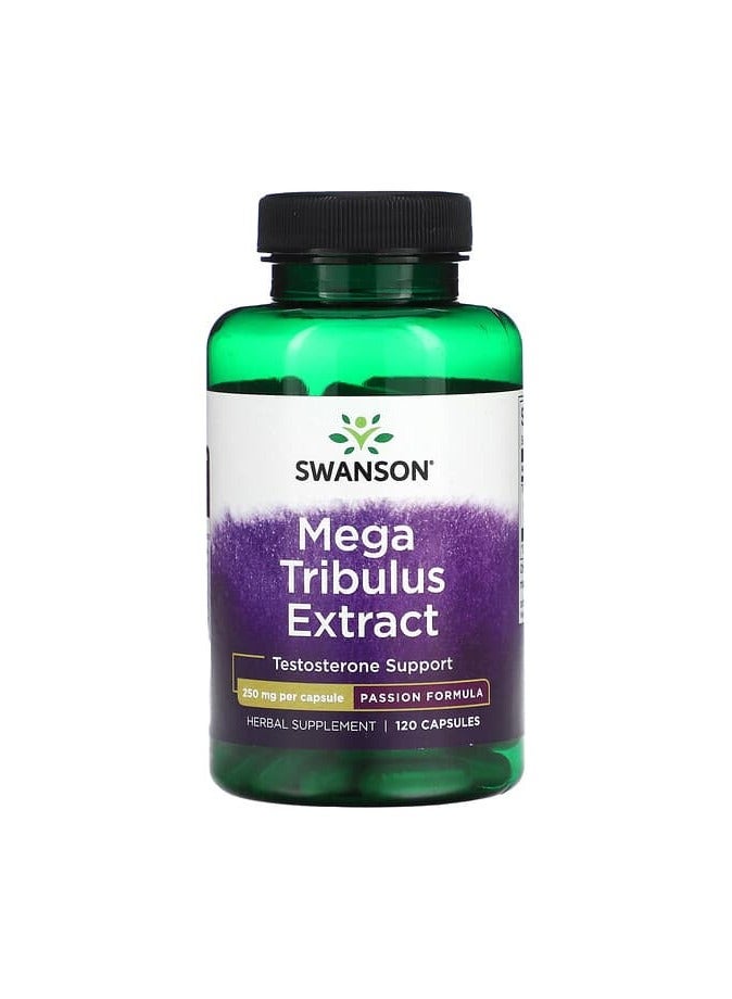 Mega Tribulus Extract, 250 mg, 120 Capsules