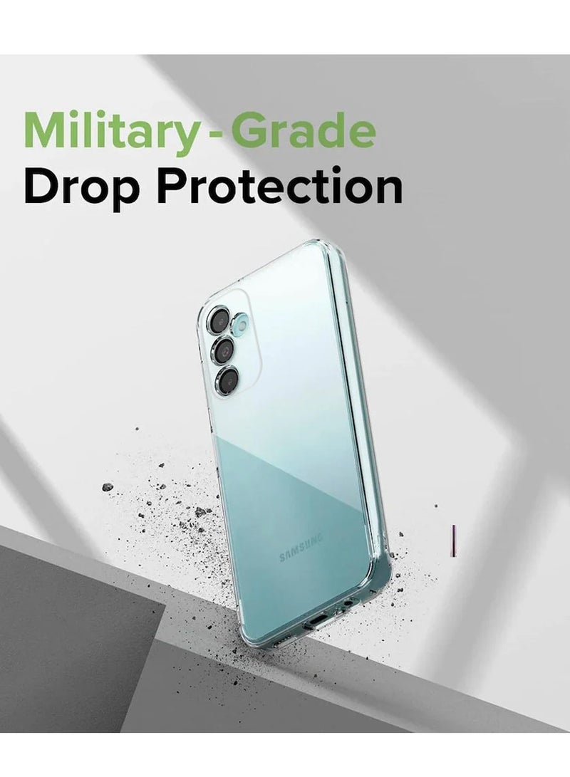 Techie Samsung Galaxy M54 TPU Soft Corner Ultra Slim Clear Case Shockproof Anti Fingerprint Transparent Protective Back Cover - Image 3