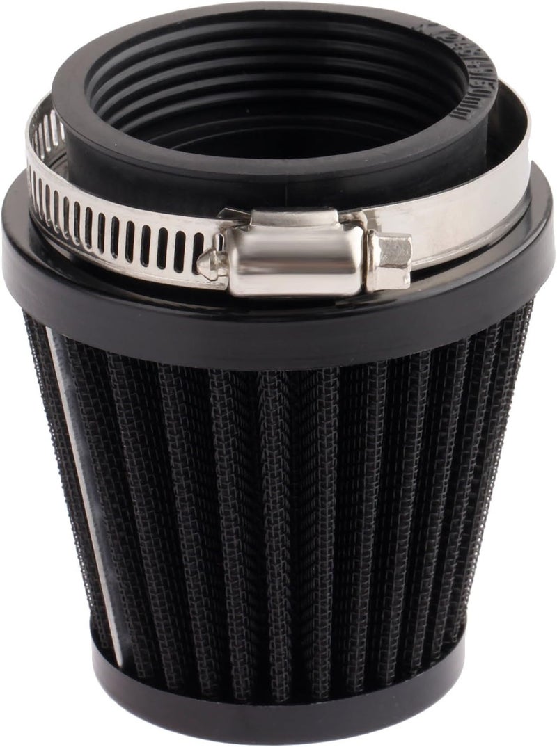 Mtsooning 48mm Motorcycle Air Filter, Clamp-on Intake Pod Cleaner Filter Replacement for Motorcycle ATV Dirt Pit Bike Go Kart 50-110cc - Image 1