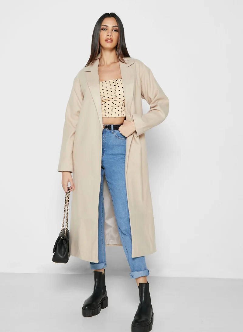 Missguided Side Split Formal Coat