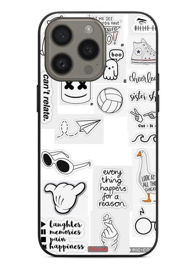 Tolwak Apple iPhone 15 Pro Protective Case Cover Can Not Relate - Image 2