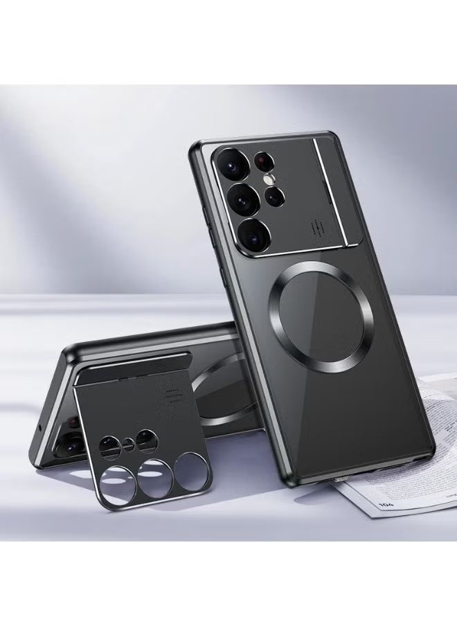 ريوكل جراب مغناطيسي لهاتف Samsung S23 22 21 Ultra مع حماية عسكرية ومقاومة للاصفرار متوافق مع MagSafe بإطار معدني مقاوم للصدمات وغطاء فائق النحافة - Image 1