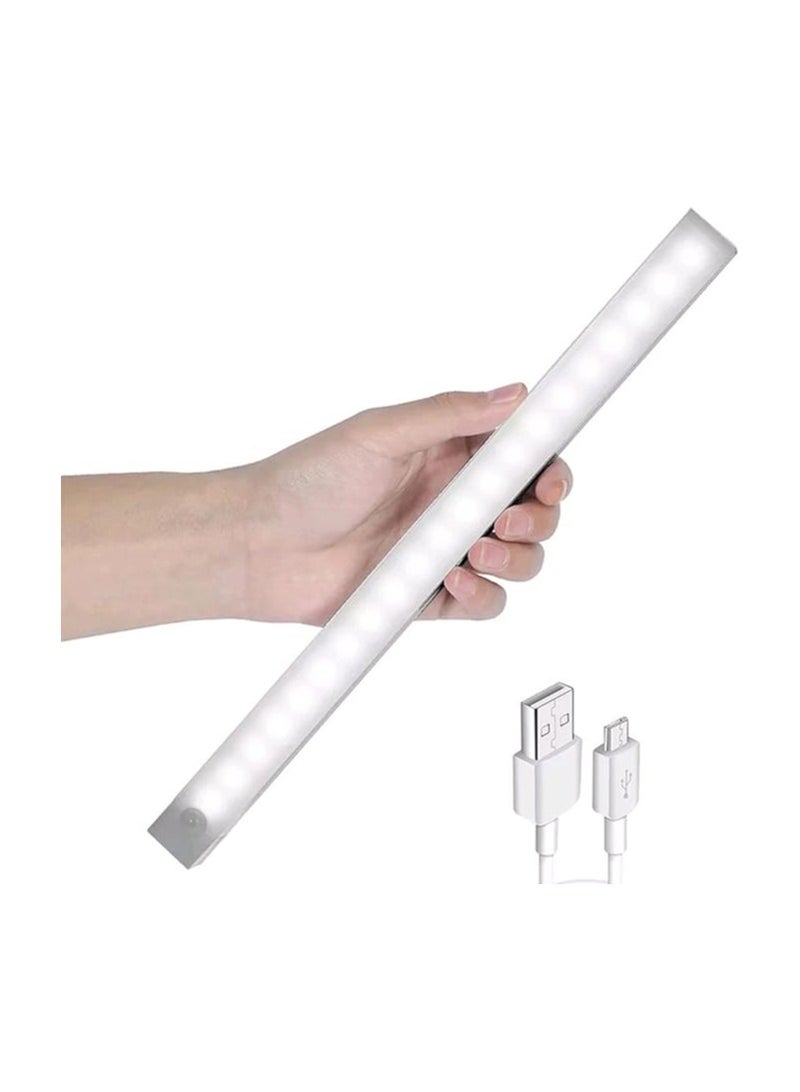 سبيس شوب مستشعر الحركة تحت أضواء الخزانة مصباح ذكي يعمل بالبطارية يعمل تحت خزانة الإضاءة عصا على ضوء الليل المغناطيسي لخزانة الملابس والممرات - Image 1