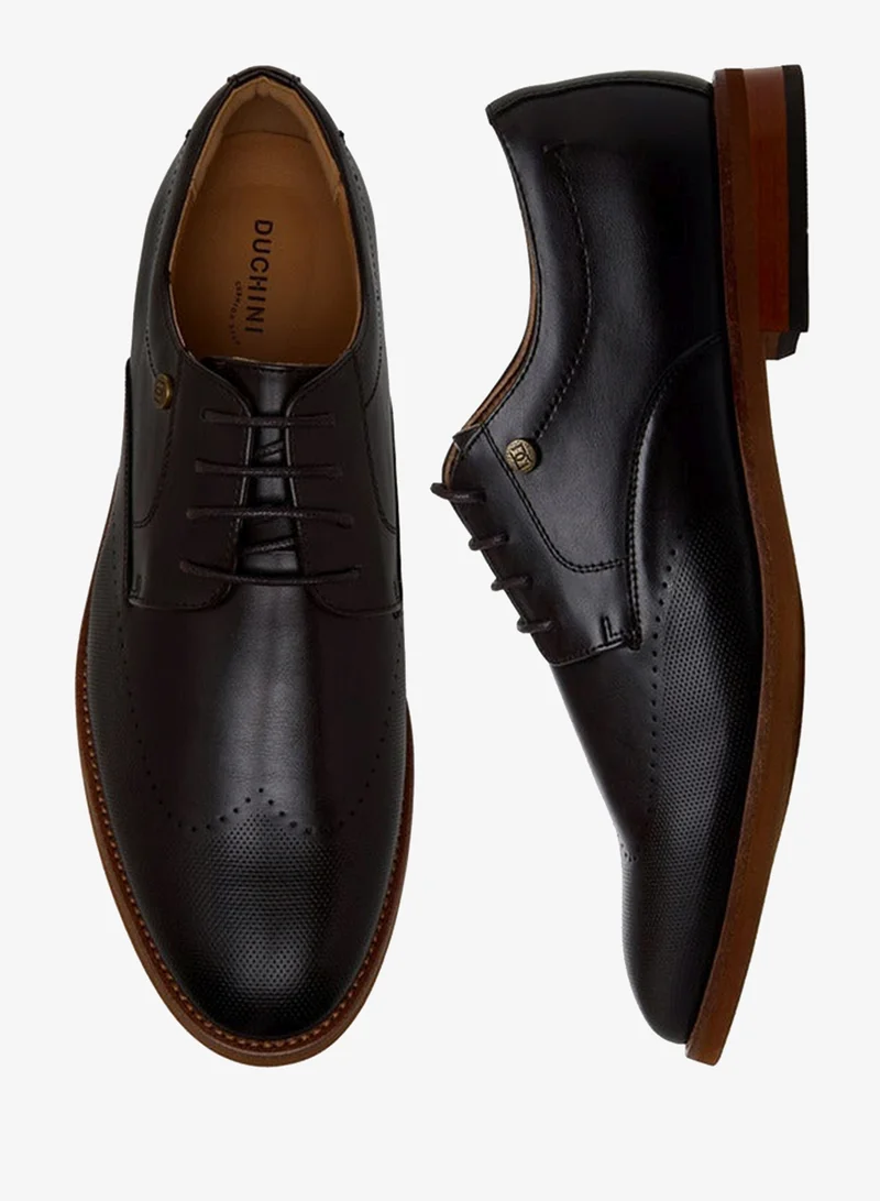 DUCHINI Men Lace-Up Derby Shoes