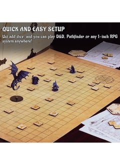 CZYY DD Tabletop Game Tokens Fantasy RPG Hero and Monster Token Set of 112 Pieces Perfect for Dungeons  Dragons and Pathfinder Wooden  - Image 4