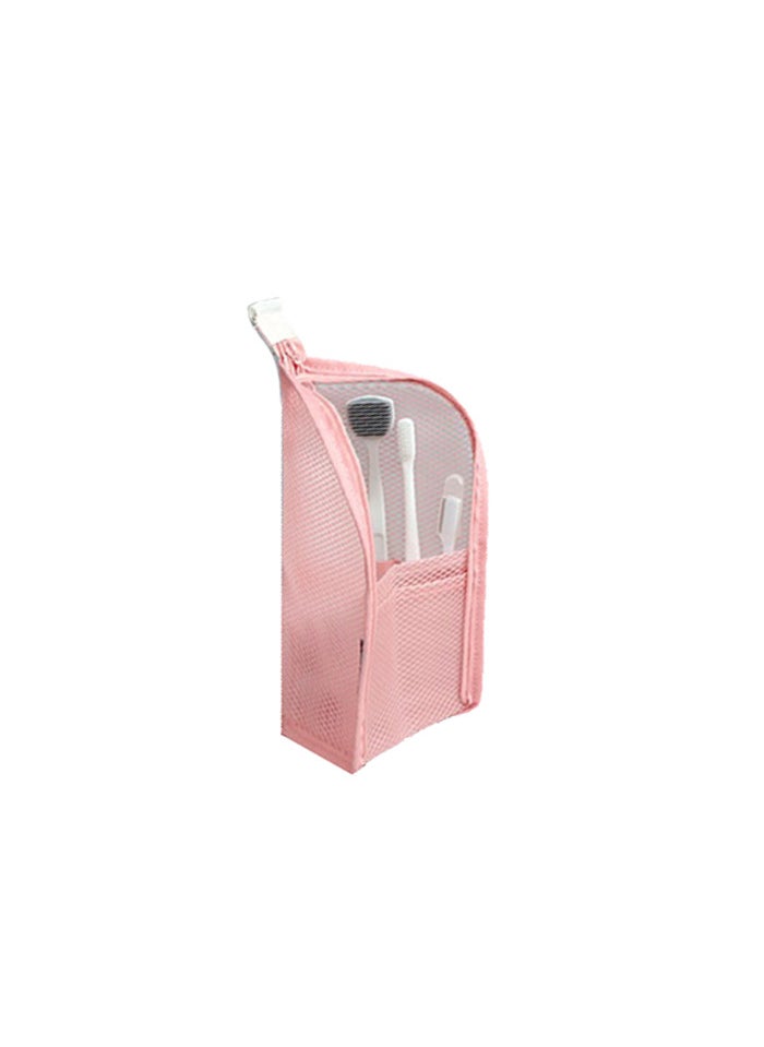 Generic - Custom Logo Cosmetic Bag for Toiletries Pink - Image 1