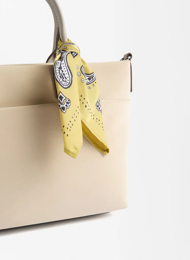 PARFOIS Velvety Effect Tote Bag
