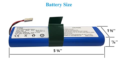 FIVO Replacement Battery for ILIFE V3s Pro, V5s Pro, V8s Vacuum Cleaners 14.8V 2600mAh - Image 2
