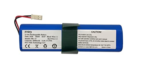 FIVO Replacement Battery for ILIFE V3s Pro, V5s Pro, V8s Vacuum Cleaners 14.8V 2600mAh - Image 1
