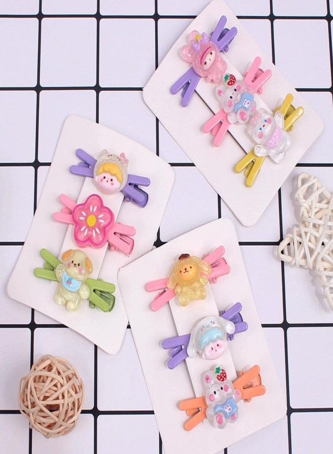 DCELLA Colorful Hair Accessories Hair Clips for Kids Hair Clip for Women Girls Hair Accessories (Set of 3) - Image 1