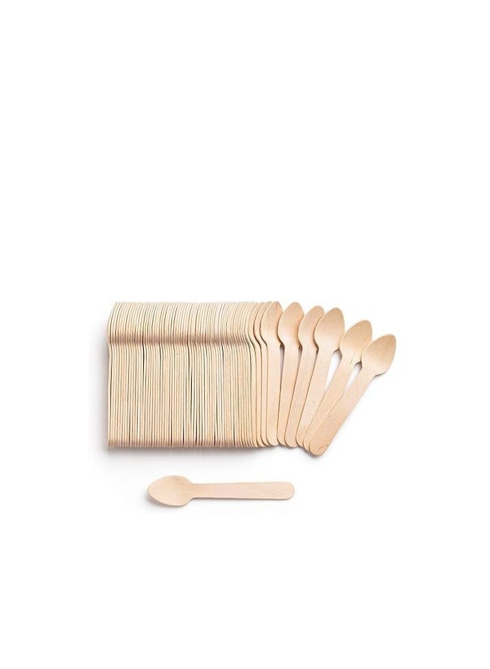 Small Wooden Spoons for Desserts and Ice Cream  - Image 4