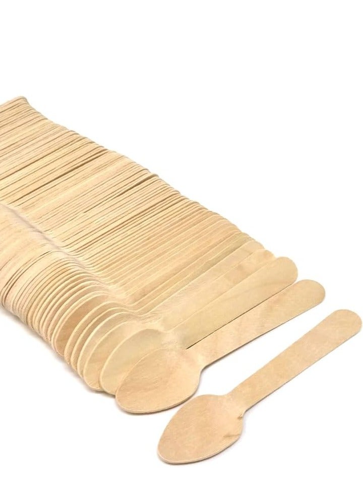 Small Wooden Spoons for Desserts and Ice Cream  - Image 1