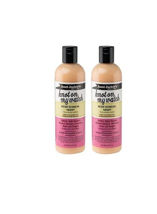 Aunt Jackie's Curls and Coils Knot On My Watch Instant Hair Detangling Therapy for Natural Curls, Coils and Waves, Enriched with Shea Butter, 12 oz (Pack of 2) - pzsku/Z1B09D6C81D5EE9904363Z/45/_/1736854544/55fd3f6b-4c08-4967-8881-06a8b89a6317