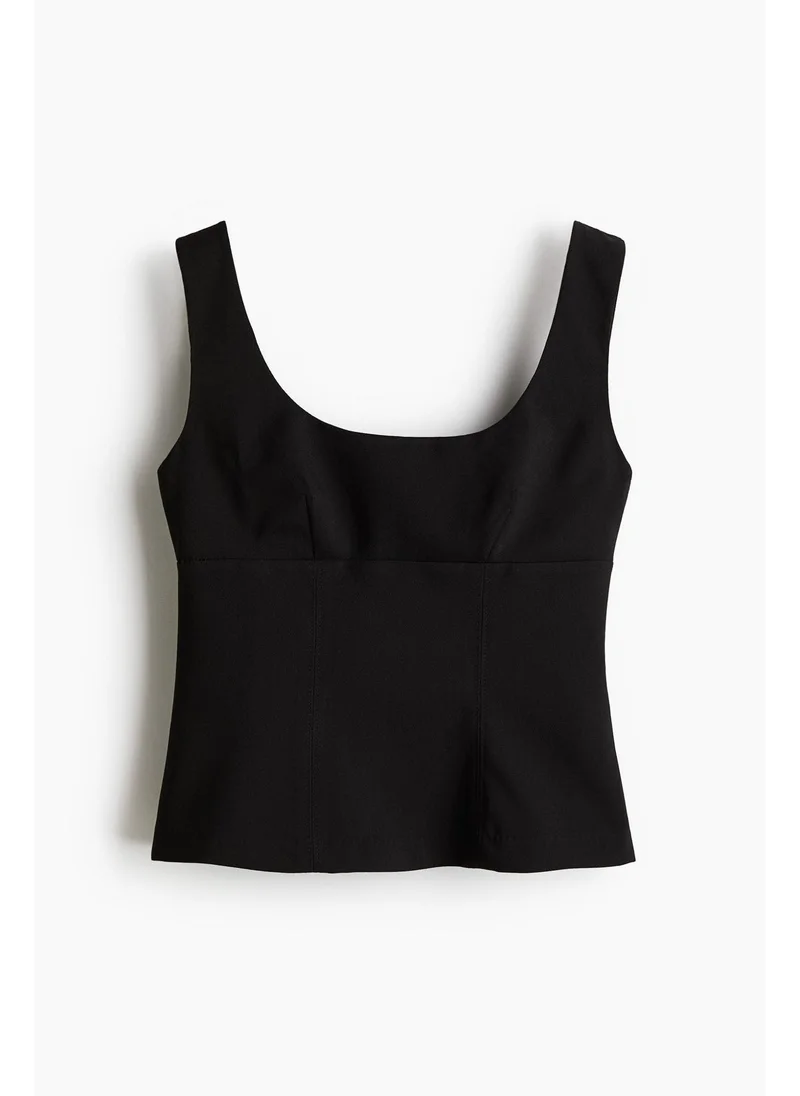اتش اند ام Tapered-waist vest top