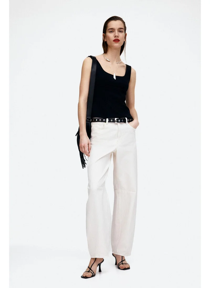 اتش اند ام Tapered-waist vest top