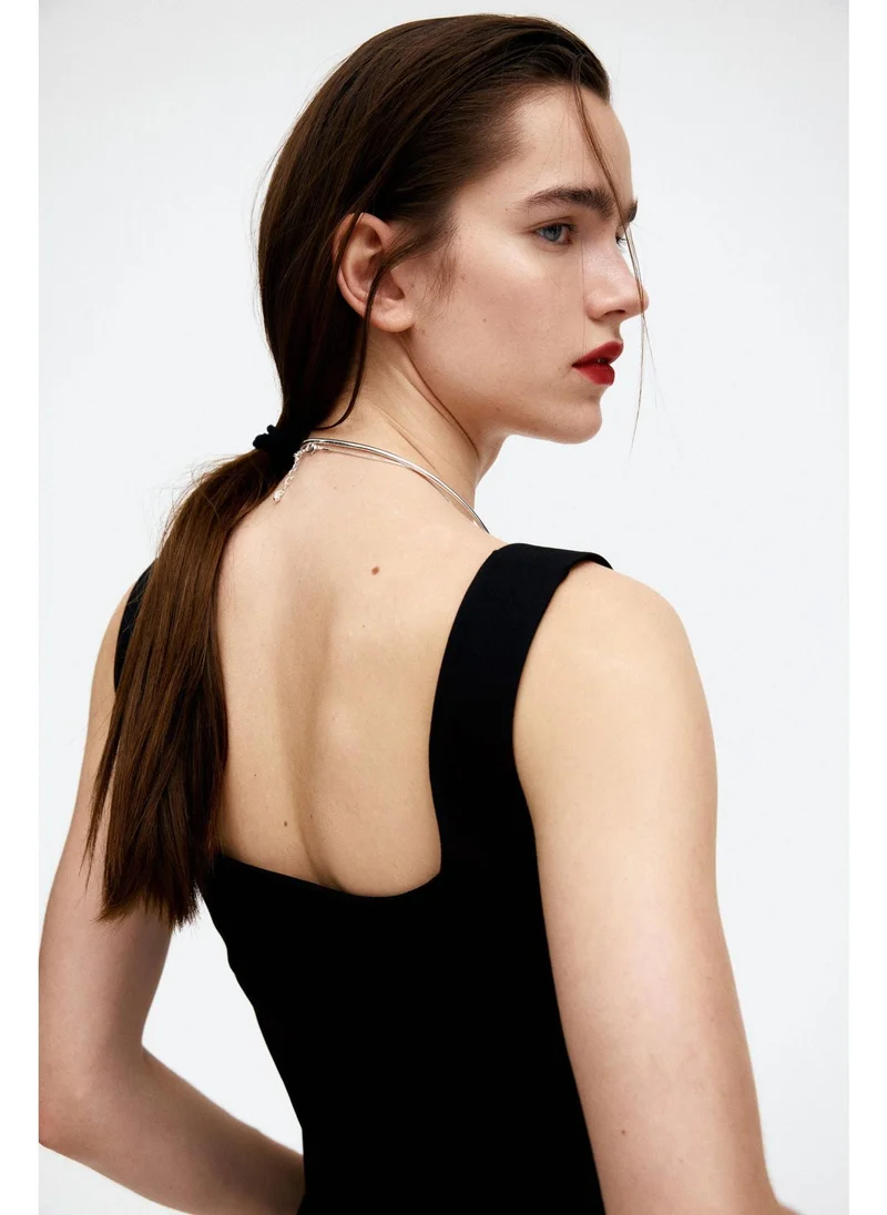 اتش اند ام Tapered-waist vest top