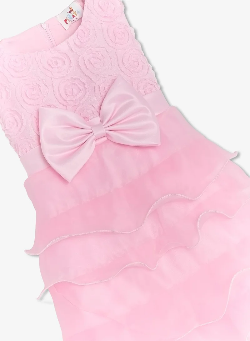 Pinata  Pink Tiered Bow Occasion Dress for Women | Best Price UAE
