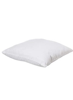 Maestro Maestro 2 Pcs Stripe Hotel Cushion Filler 90 GSM outer fabric, 450 grams with Microfiber filling, Size: 50 x 50, White  - Image 1