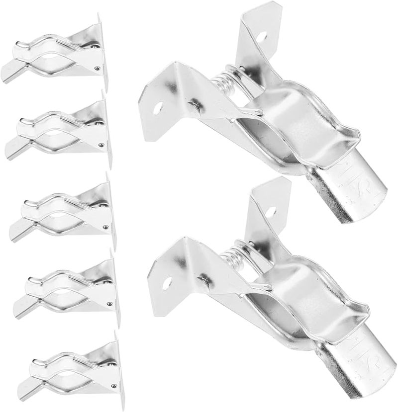 VILLCASE Wall Mounted Broom Holder 10Pcs Mop Storage Organizer Lightweight Easy Install No Damage - Image 2