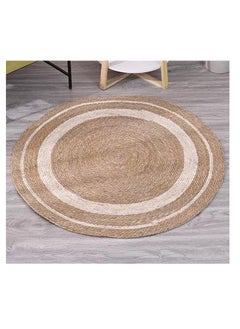 TOMSUN 100 Cm Jute Braided Rug Round Natural Hand Woven Reversible Rugs Indoor Area Rug Natural Round Floor Rug Handmade Natural Carpet Jute Floor Rug Natural Kitchen Mat - pzsku/Z1B09ECA997453B26498DZ/45/_/1712583600/88b42fc3-fb45-40ff-9913-853d73950fdf