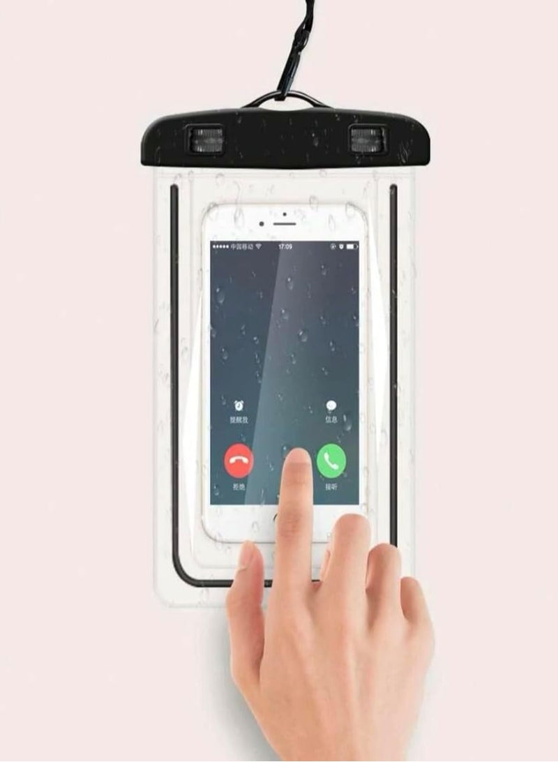 Digipace Universal Waterproof Phone Pouch, Lanyard Dry Bag Case, up to 16.5 cm, for Pool, Beach, Kayaking, Travel - Image 3