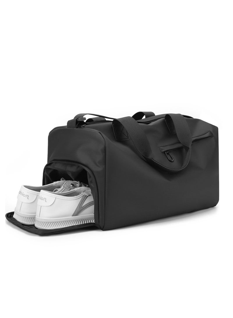 Nakhl Great Quality Large Capacity Gym Sack Business Travel Bag Crossbody/Handheld/Shoulder Bag Airliner Bag, Independent Shoe Compartment, Swimming/Fitness/Yoga Wet and Dry Separated  for Men/Women  - Image 2