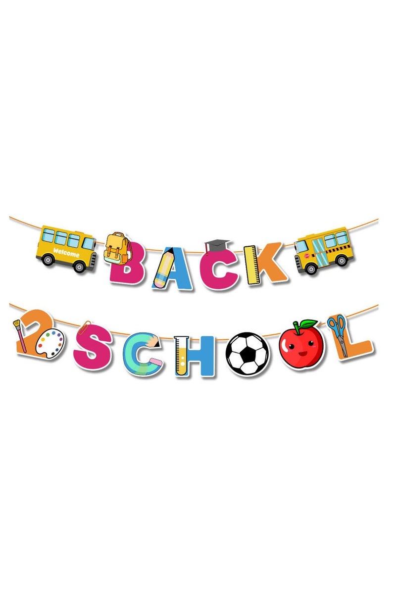 Tanwer Back to school season flag raising opening ceremony classroom decoration kindergarten arrangement balloons - Image 4