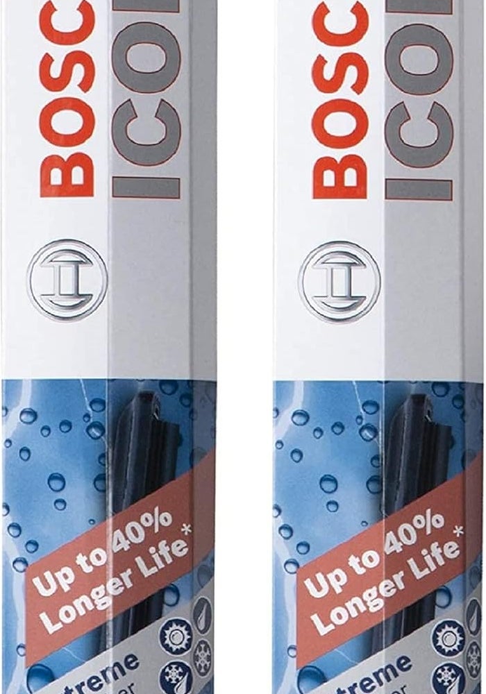 BOSCH شفاطات المساحات BOSCH 26A16A ICON - مجموعة من 2 للسائق والراكب - Image 1