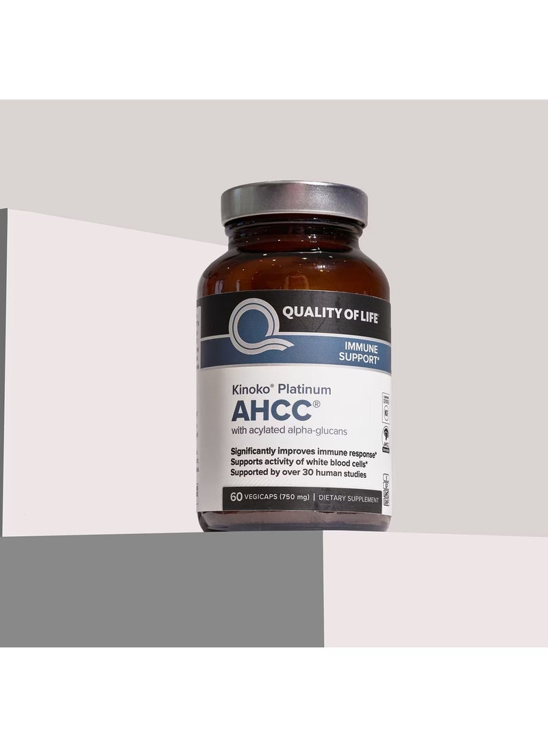 Quality of Life Kinoko Platinum AHCC 60 Vegicaps - Image 5