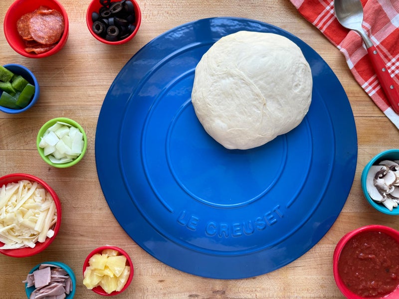 Le Creuset Stoneware Round Pizza Stone, 15 in., Marseille - Image 2