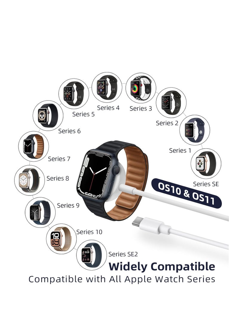 Fast Charging Magnetic Apple Watch Charger Cable  for iWatch Series Ultra 2/10/9/8/7/6/SE/SE2/5/4/3/2/1 - Image 4
